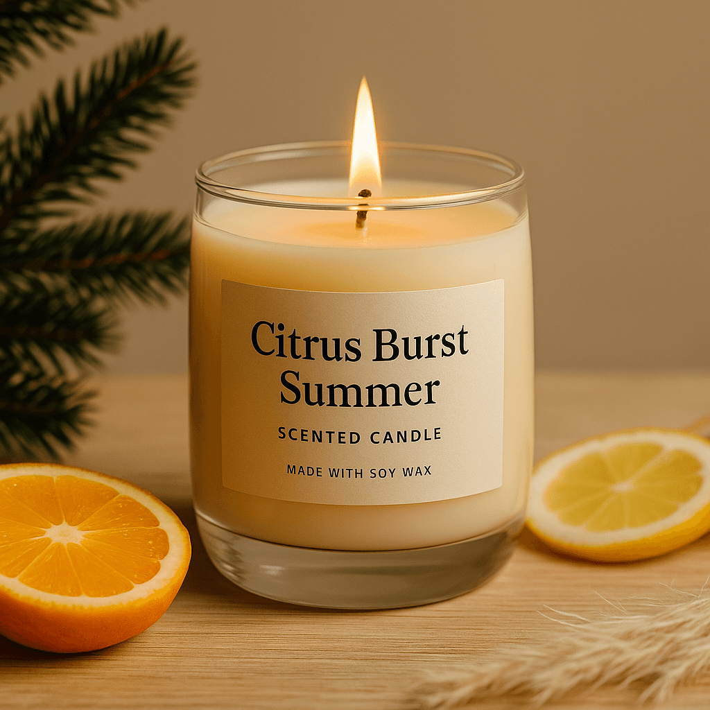 Citrus Burst Summer Candle